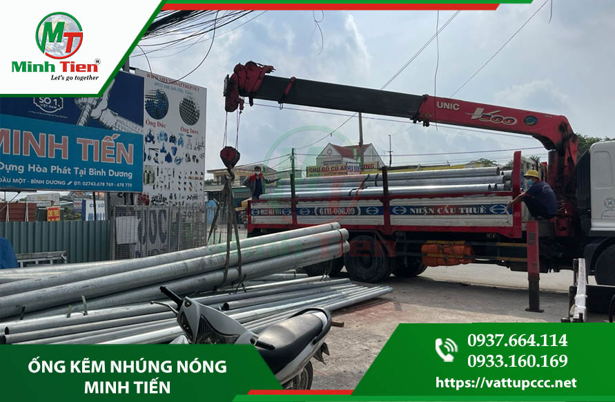 phân phối ống kẽm nhúng nóng tại TP Hồ Chí Minh